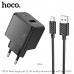 СЗУ-USB Type-C HOCO CS17A 1м, 3.0A, 22,5W, Black