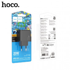 СЗУ-USB-C+iP HOCO CS16A PD20W, 3.0A, Black