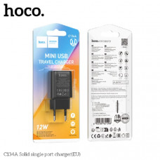 СЗУ-USB HOCO C134A 2.4A, 12W, Black