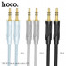 Кабель Аудио 3,5 Jack-3,5 Jack HOCO UPA30 1м, нейлон, Blue