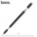 Стилус-ручка HOCO GM111 Black
Материал: алюминиевый сплав + силиконовый диск + серебряный кабель.
Процесс: окрашивание + оксидация.
Наконечник: силиконовый диск (для всех экранов) + шариковый наконечник (обычная замена) + наконечник из силиконовой нано-се