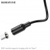 Кабель Type-C магнитный BOROFONE BX41 1м, 3A, Black АКЦИЯ!!! Кратно 10 шт!