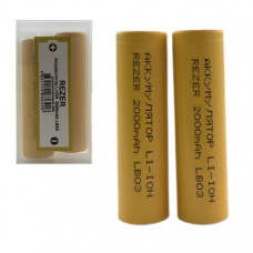 Аккумулятор 18650 (2000mAh, 20A) REZER LB03 (box 2шт)
