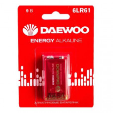 Батарейка Daewoo 6LR61 ENERGY BL1 Alkaline 9V (1/12/144)