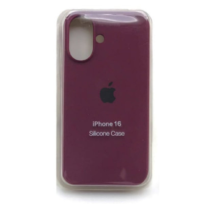 Чехол iP 16 Silicone Case (45 Marsala)