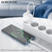 АКЦИЯ!!! СЗУ -USB-C (Type-C)-Type-C BOROFONE BAS43A 1м, PD20W, 3.0A, White. Продается КРАТНО 10шт!!!