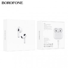 АКЦИЯ! Гарнитура вкладыши Bluetooth Borofone BW81 White. Продается КРАТНО 5шт!!! Емкость батареи: 300мАч кейс, 30мАч наушники. Время пользования: 4 часа.