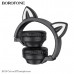 АКЦИЯ! Гарнитура беспроводная полноразмерная Bluetooth Borofone BO18 CAT Black. Продается упаковкой (в упаковке 3шт).
Время зарядки 2ч Время работы в режиме ожидания 200 часов Время работы в режиме разговора и музыки 4ч Объём аккумулятора 250 mAh Bluetoot