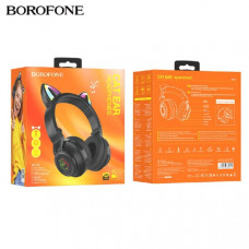 АКЦИЯ! Гарнитура беспроводная полноразмерная Bluetooth Borofone BO18 CAT Black. Продается упаковкой (в упаковке 3шт).
Время зарядки 2ч Время работы в режиме ожидания 200 часов Время работы в режиме разговора и музыки 4ч Объём аккумулятора 250 mAh Bluetoot