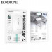 АКЦИЯ!!! Мышь беспроводная Borofone BG14 2.4G White. Продается КРАТНО 4 шт!!! 3 кнопки и разрешение 1000DPI. Питание 2хAAA.