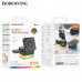 АКЦИЯ! Беспроводное зарядное устройство 3 в 1 BOROFONE BQ34 Black. Продается упаковкой (в упаковке 3шт).
(Смартфон, часы, подс)