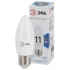 Лампа светодиодная ЭРА LED В35-11w-840-E27 Cвеча (яркий белый свет)