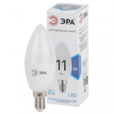 Лампа светодиодная ЭРА LED В35-11w-840-E14 Cвеча (яркий белый свет)