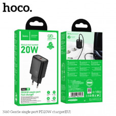 СЗУ-USB-C HOCO N60 PD20W, Black