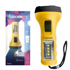 Фонарь ручной КОСМОС KOC119B с ремешком. 0,5ВтLED+4SMD(1Вт). Питание 1xAA. Корпус ABS-пластик.
