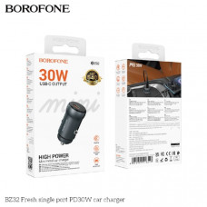 АЗУ-USB-C BOROFONE BZ32 PD30W Metal Gray
