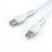 АКЦИЯ! Кабель USB-C/USB-C HOCO X37 1м, PD 60W, ПВХ, White. Продается упаковкой (в упаковке 20шт).