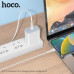 АКЦИЯ! Кабель USB-C/USB-C HOCO X37 1м, PD 60W, ПВХ, White. Продается упаковкой (в упаковке 20шт).