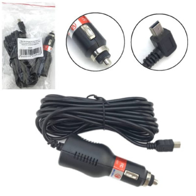 АЗУ SP30 для видеорегистратора, навигатора V3 mini  5V/3A, 3,5м (прямой штекер)