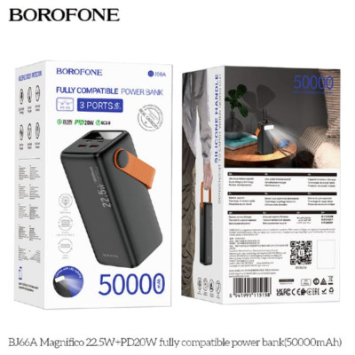 Внешний аккумулятор 50000mAh Borofone BJ66A Magnifico 22.5W+PD20W