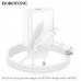 СЗУ-USB-C (Type-C)-Lightning BOROFONE BA21A Pro 1м, PD20W, White