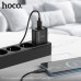 АКЦИЯ! СЗУ-2USB Type-C HOCO C141A 1м, 2.1A, Black. Продается КРАТНО 15шт!!!