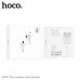 Гарнитура вкладыши Bluetooth Hoco EW84 White. Емкость аккумулятора  кейс 300mAh, гарнитура 35mAh. Время работы: 6 часов. Поддержка переключения между ведущим и ведомым устройствами, переключения песен вверх и вниз, вызова Siri и других функций.