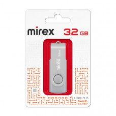 USB флеш-диск 32Gb MIREX Swivel Silver (ecopack)
