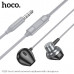 АКЦИЯ!!! Наушники вкладыши HOCO M125 Metal Gray (микрофон, кабель 1,2м). Продается КРАТНО 5шт!!!