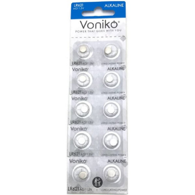 Батарейка VONIKO AG1 (LR621/364) BL-10