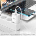 АКЦИЯ!!! СЗУ-USB-C (Type-C)-Type-C HOCO C76A Pro 1м, 3A PD30W+QC3.0, White. Продается упаковкой (в упаковке 3шт).