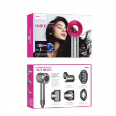 Фен электрический HOCO DAR31 Purple
1. Название продукта: Волновой высокоскоростной умный фен для ухода за волосами с отрицательными ионами (вилка европейского стандарта)
2. Модель продукта: DAR31
3. Вход: 220 В переменного тока, 50 Гц.
4. Мощность: 1500 