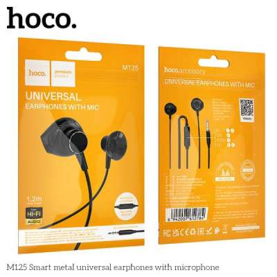 Наушники вкладыши HOCO M125 Black