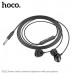 Гарнитура вакуумная HOCO M122 Black. AUX разъём, с МК, без рег.громкости, длина 1,2м.