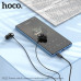 Гарнитура вакуумная HOCO M122 Black. AUX разъём, с МК, без рег.громкости, длина 1,2м.