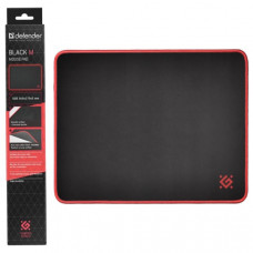 Коврик для мыши DEFENDER ткань+резина, игровой, Black, 360x270x3 мм. Поверхность: Control.