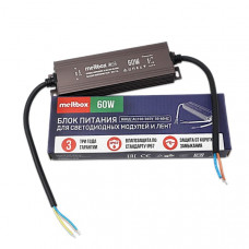 Блок Питания Meltbox RS117 IP67 пыле-влагозащ (50/60Hz/24V/8.3A/200W) корпус из алюминия, 253х73х35мм, вход AC170-265V