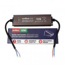 Блок Питания Meltbox RS115 IP67 пыле-влагозащ (50/60Hz/24V/4.2A/100W), корпус из алюминия, 203х53х23мм, вход AC100-265V