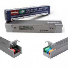 Блок Питания Meltbox RS100 Slim-Exclusive (50/60Hz/24V/4.16A/100W=80W), корпус из алюминия, 177х32х23мм, вход AC185-265V, быстрозажимные клеммы