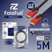 Кабель HDMI-HDMI 5м FaizFull FDM-14 V1.4 FullHD тросовый OD7.2, нейлон