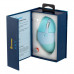 Мышь беспроводная Smartbuy 615AG Sky беззвучная, голубой. DPI 1200/1600/2400, радиус 6-10м, 6кнопок (5+ кнопка DPI), батарейка АА (в к-те). Soft-Touch покрытие с текстурой кожи, кнопка вкл/выкл питания, автоотключение при бездействии. 124х77х43мм, 105г.