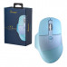 Мышь беспроводная Smartbuy 615AG Sky беззвучная, голубой. DPI 1200/1600/2400, радиус 6-10м, 6кнопок (5+ кнопка DPI), батарейка АА (в к-те). Soft-Touch покрытие с текстурой кожи, кнопка вкл/выкл питания, автоотключение при бездействии. 124х77х43мм, 105г.