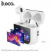 Гарнитура вкладыши Bluetooth Hoco EW82 White. Емкость батареи: 300mAh зарядный чехол, 30mAh гарнитура. Время работы: 4 ч. Размер: 50х46х23мм; Общий вес: 47.3г.