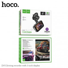 Видеорегистратор HOCO DV5 1 камера, iron gray. 3.0 дюйма IPS HD дисплей, разрешение экрана 480х854. Разрешение видео: 1080P@30fps. Угол объектива: 140. Емкость батареи: 200mAh. Поддержкаs карт памяти до 128G. Размер: 89х57.5х35мм, вес: 90.5г.