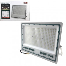Прожектор светодиодный AKKOSTAR AC100V-265V 300W/27000lm IP65 90угол рассеивания (6500K) белый