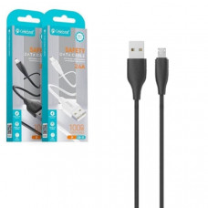 Кабель Micro USB Celebrat CB-31 1м, 3A, ПВХ, Black