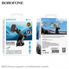 Держатель мобильного телефона магнитный на панель BOROFONE BH125 Black. Материал: ABS+силикон
. Размер: 132х67х75 мм. Вес: 140 г
. Подходит для мобильных телефонов 4,5-7 дюймов (в основном iPhone 12-16 серии)
. Применимые сценарии: центральная консоль авт