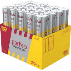 Батарейка PERFEO R03 BOX-20 Dynamic Zinc