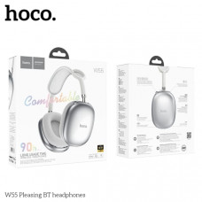 Гарнитура беспроводная полноразмерная Bluetooth HOCO W55 Silver
Динамик: 40мм.
Спецификация беспроводной сети: Wireless V5.4.
Время зарядки: около 2 часов.
Время звонков/музыки: более 90 часов. Время в режиме ожидания: 200 часов.