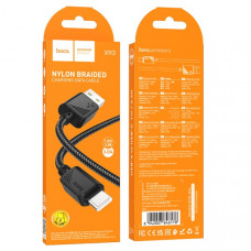 Кабель Type-C HOCO X113 1м, 3A, нейлон, Black